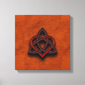 Celtic Knotwork Valentijn Heart Canvas Texture 1 (Voorkant)