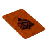 Celtic Knotwork Valentijn Heart Canvas Texture 1 Magneet (Rechterzijde)