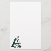 Celtic Letter A-papier Briefpapier (Voorkant)