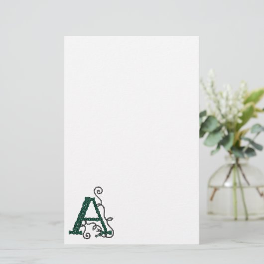 Celtic Letter A-papier Briefpapier (Staand voorkant)