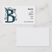 Celtic Letter B-visitekaartjes Visitekaartje (Voorkant / Achterkant)