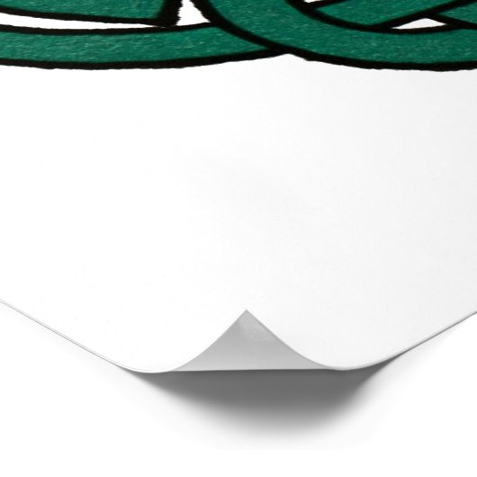 Celtic Letter C-druk Poster (Hoek)