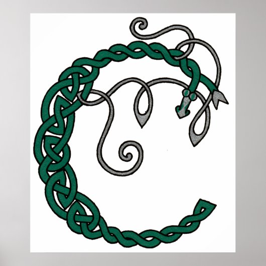 Celtic Letter C-druk Poster (Voorkant)
