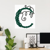 Celtic Letter C-druk Poster (Thuiskantoor)