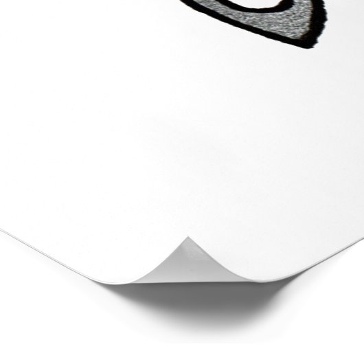 Celtic Letter L afdrukken Poster (Hoek)