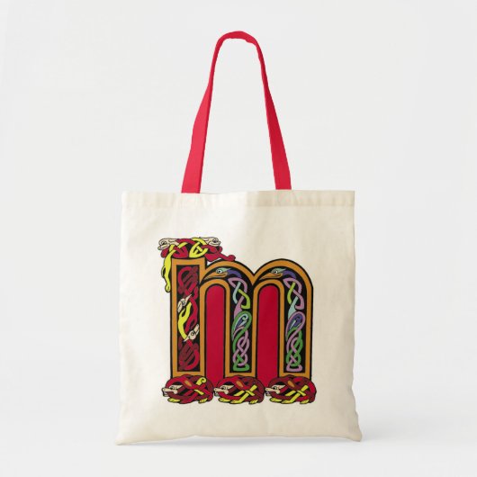 Celtic Letter 'M' - Bag Tote Bag (Voorkant)