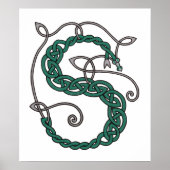 Celtic Letter S print (Voorkant)