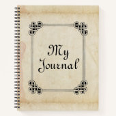 Celtic Lijst Antiek look Bullet Journal Notitieboek (Voorkant)