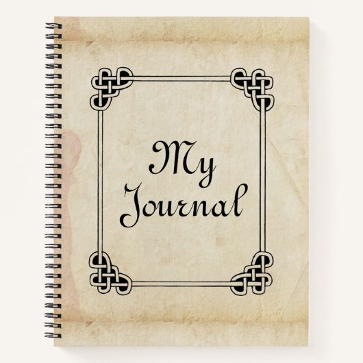 Celtic Lijst Antiek look Bullet Journal Notitieboek (Voorkant)