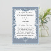 Celtic Lijst Wedding Invitation Kaart (Staand voorkant)