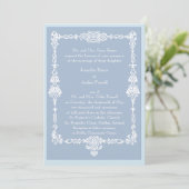 Celtic Lijst Wedding Invitation - stijl 2 Kaart (Staand voorkant)