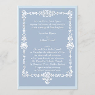 Celtic Lijst Wedding Invitation - stijl 2 Kaart