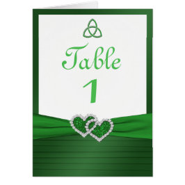 Celtic Love Knot Table Card