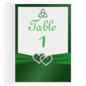 Celtic Love Knot Table Card (Binnen (Rechts))