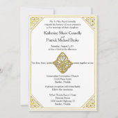 Celtic Love Knot Wedding Invitations Kaart (Voorkant)