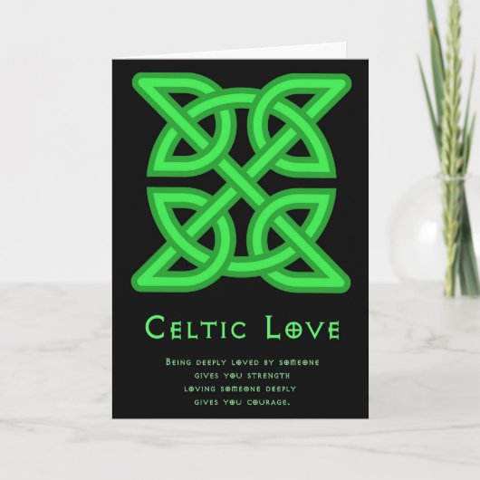 Celtic Love Wenskaart Kaart (Voorkant)