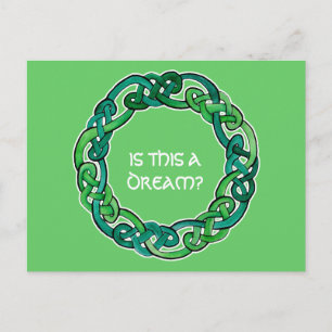 Celtic Lucid Dreaming Reality Check Briefkaart