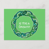 Celtic Lucid Dreaming Reality Check Briefkaart (Voorkant)