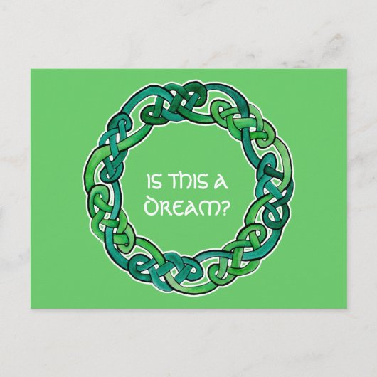Celtic Lucid Dreaming Reality Check Briefkaart (Voorkant)