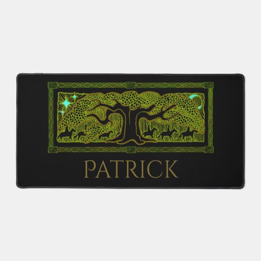 Celtic Magic - De grote boom is gepersonaliseerd Bureaumat (Voorkant)