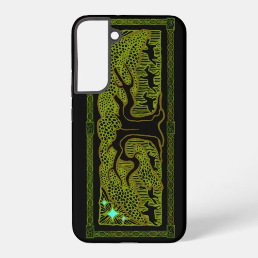 Celtic Magic - De grote boom Samsung Galaxy Hoesje (Achterkant)