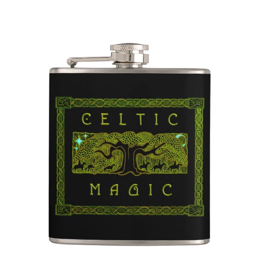 Celtic Magic - De grote boomkolf Heupfles (Voorkant)