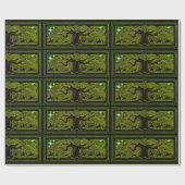 Celtic Magic - De grote boomkronkelpapier Cadeaupapier (Vlak)