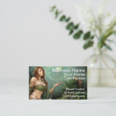 Celtic Maiden, Visitekaartje (Staand voorkant)