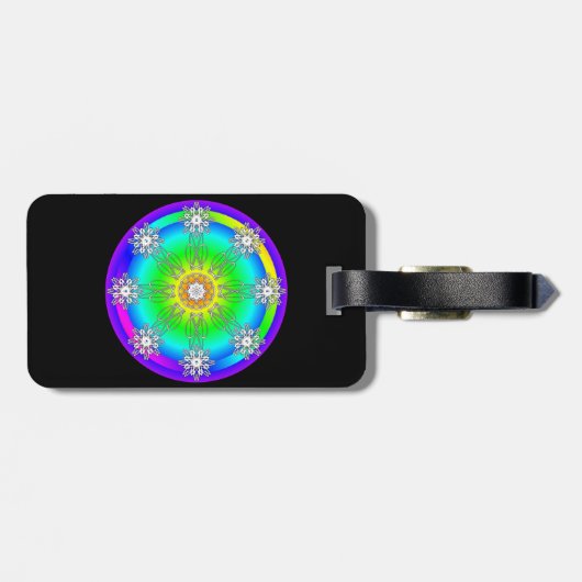 Celtic Mandala Bagagelabel (Achterkant horizontaal)