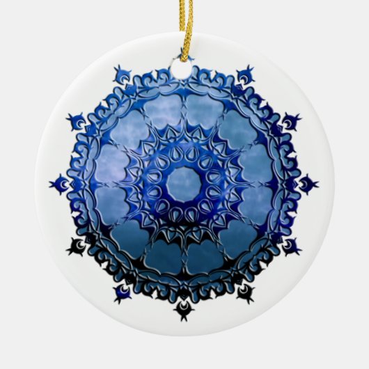 Celtic Mandala Keramisch Ornament (Voorkant)