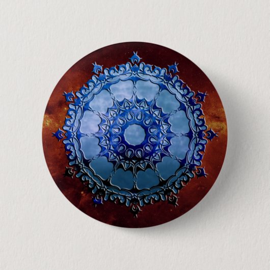 Celtic Mandala Ronde Button 5,7 Cm (Voorkant)
