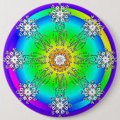 Celtic Mandala Ronde Button 6,0 Cm (Voorkant)