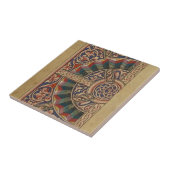 Celtic Medieval Half Circle Design Tegeltje (Zijkant)