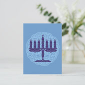 Celtic Menorah Briefkaart (Staand voorkant)