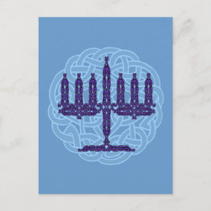 Celtic Menorah Briefkaart
