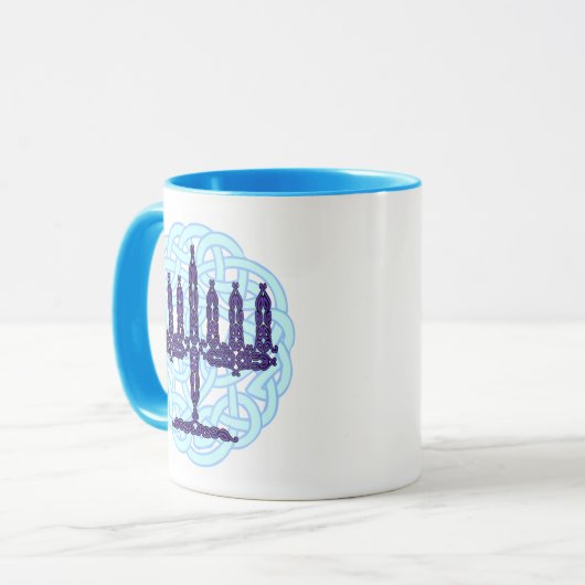 Celtic Menorah Mokken (Voorkant links)