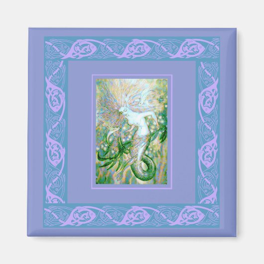 Celtic Mermaid Magnet (Voorkant)