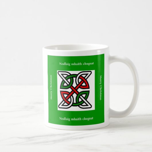Celtic Merry kerstMok Koffiemok (Rechts)