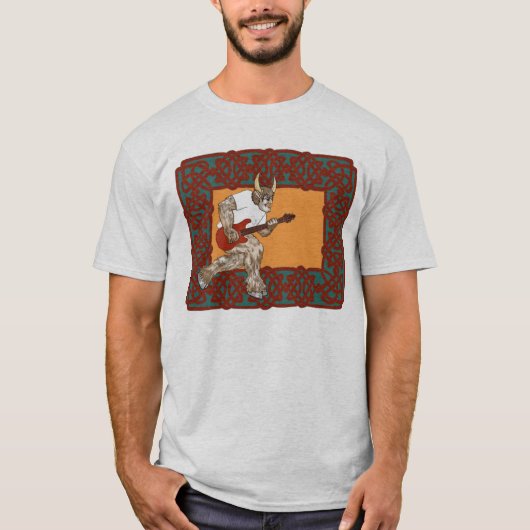Celtic Minotaur Guitar Shirt (Voorkant)