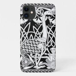 Celtic Moa Black en White-telefoondraagtas Case-Mate iPhone Case