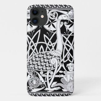 Celtic Moa Black en White-telefoondraagtas Case-Mate iPhone Case