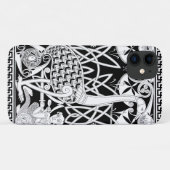 Celtic Moa Black en White-telefoondraagtas Case-Mate iPhone Case (Achterkant (horizontaal))