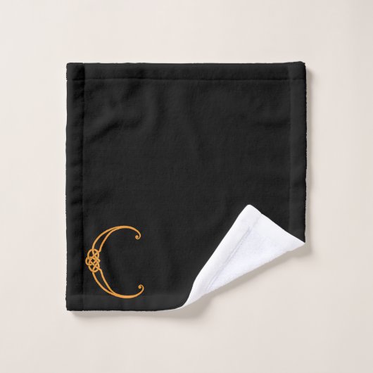 Celtic Monogram C Washandje (Wasdoekje)