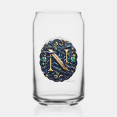 Celtic Monogram Can Glass Set Blikvorm Glas (Voorkant)