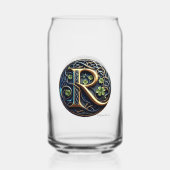 Celtic Monogram Can Glass Set Blikvorm Glas (Voorkant)