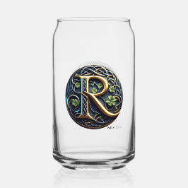 Celtic Monogram Can Glass Set Blikvorm Glas