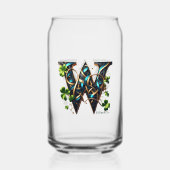 Celtic Monogram Can Glass Set Blikvorm Glas (Achterkant)