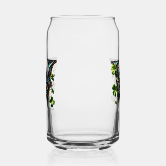 Celtic Monogram Can Glass Set Blikvorm Glas (Rechts)