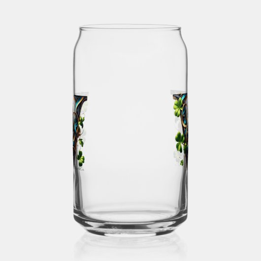 Celtic Monogram Can Glass Set Blikvorm Glas (Links)