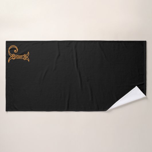 Celtic Monogram J Badhanddoek (Badhanddoek)